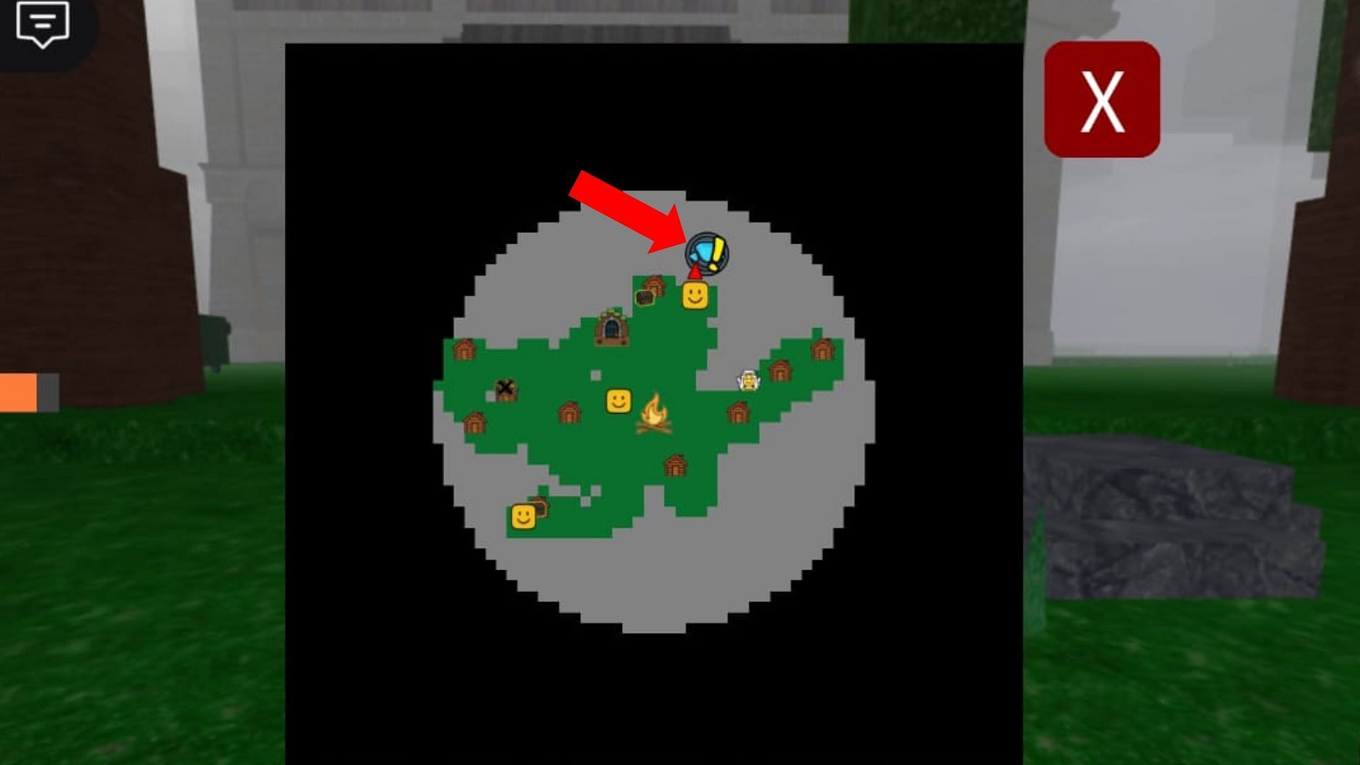 The Cultist Stronghold's location explained (Image via Roblox)